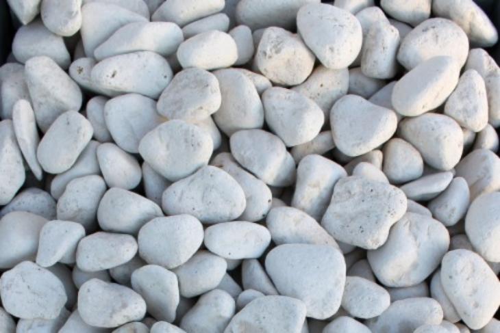 Белая галька галтовка (20-40 мм.)  купить в Набережных Челнах от производителя, без посредников